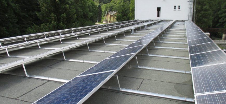 Solaranlage UTI GmbH in Zschopau (30 KWP)